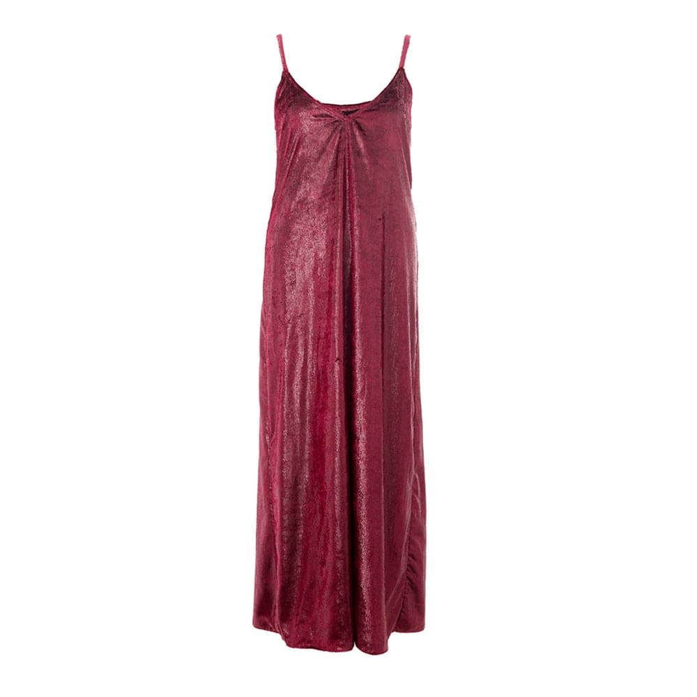 Robe élégante en polyester bordeaux par Lardini