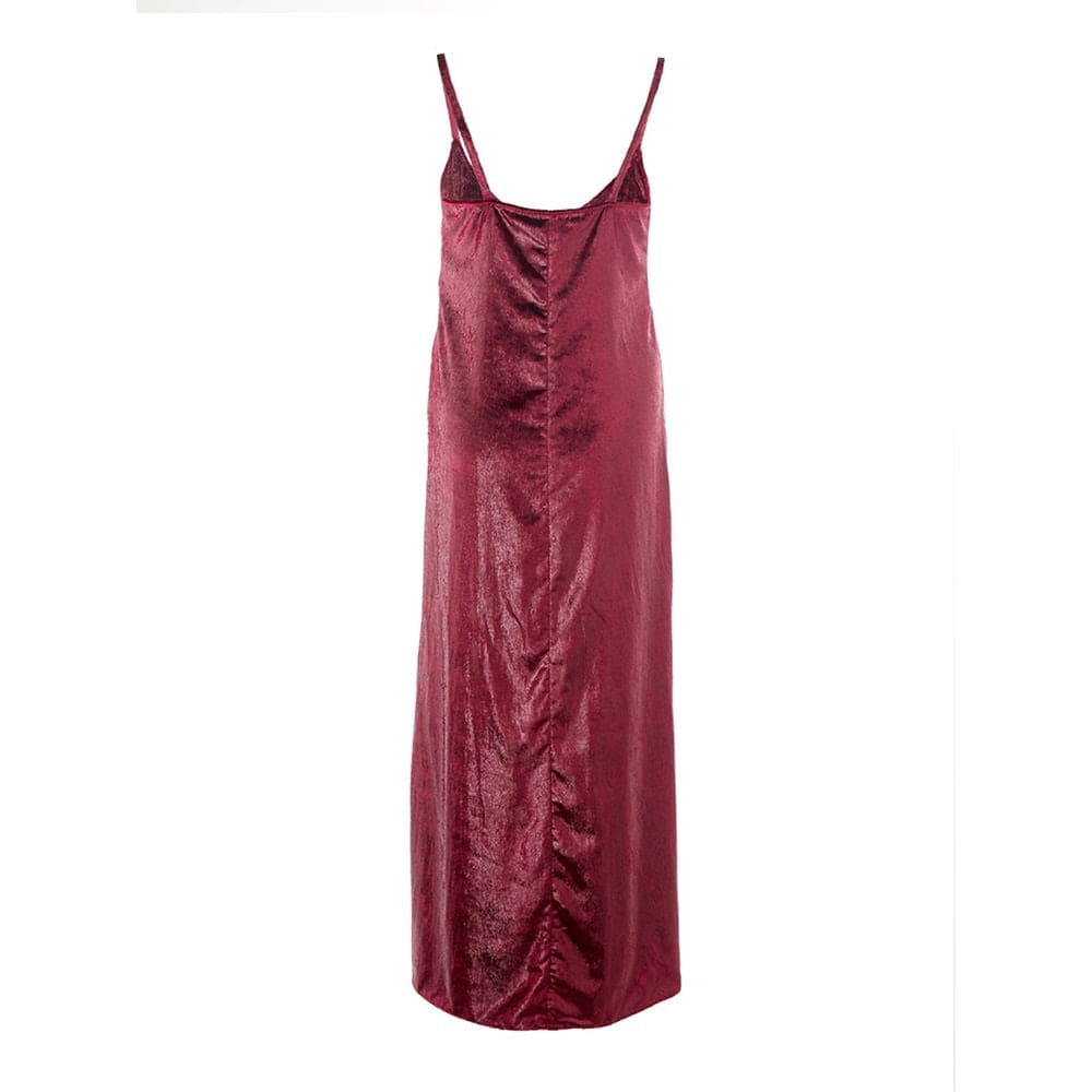 Robe élégante en polyester bordeaux par Lardini