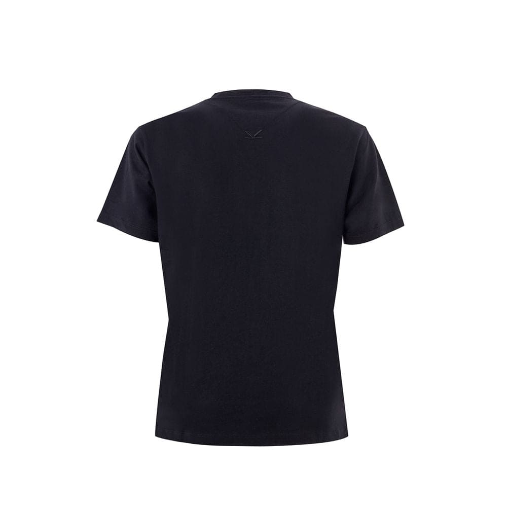 Camiseta elegante de algodón Kenzo en negro atemporal