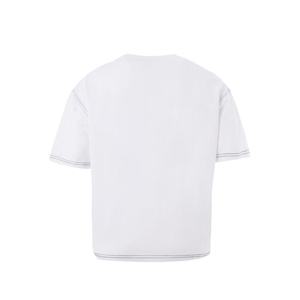 Elegante top de algodón blanco Kenzo para mujer