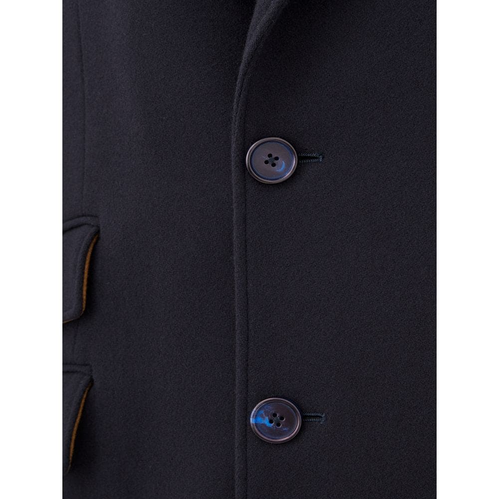 Chaqueta elegante de lana azul Dolce &amp; Gabbana para hombre