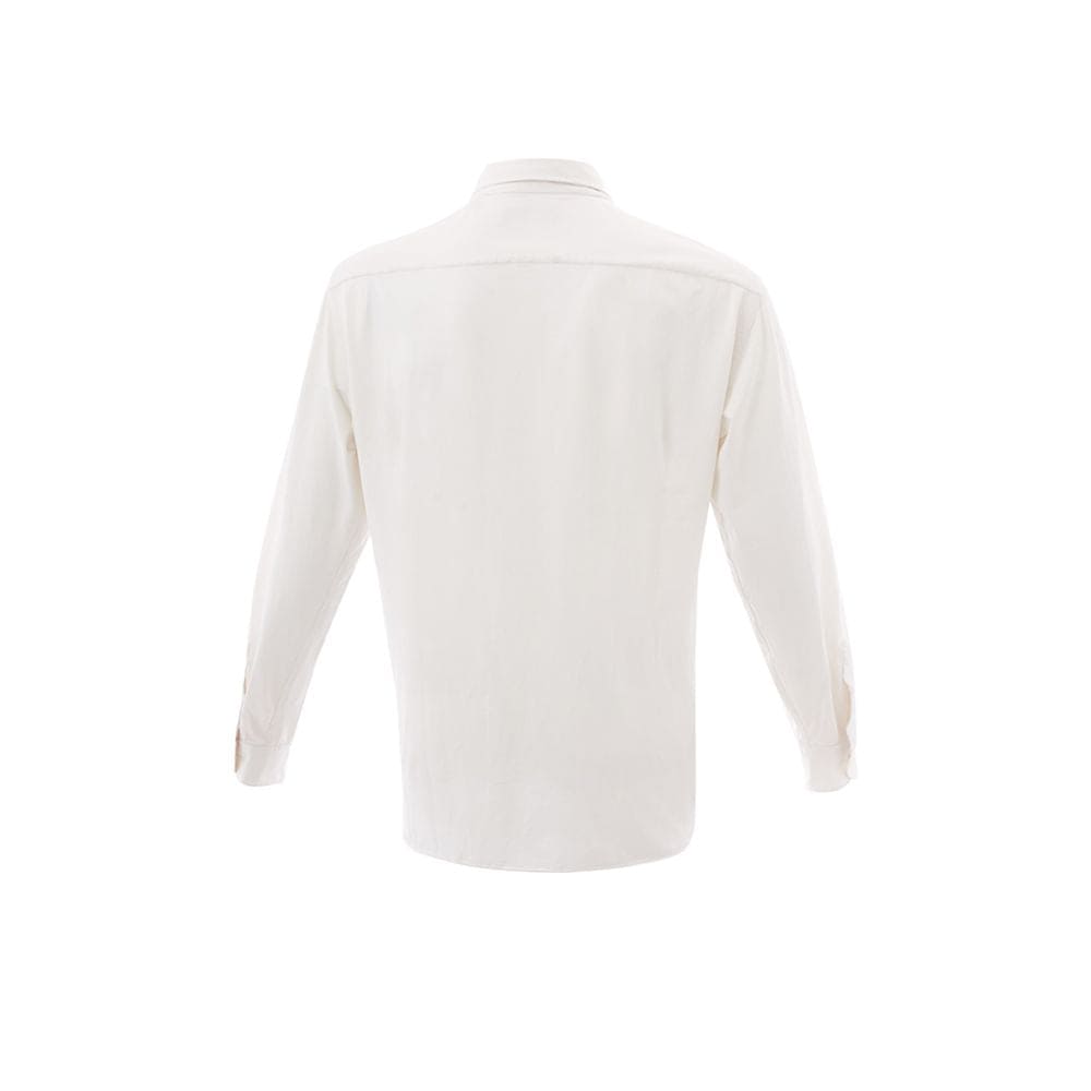 Chemise homme élégante en coton blanc Lardini