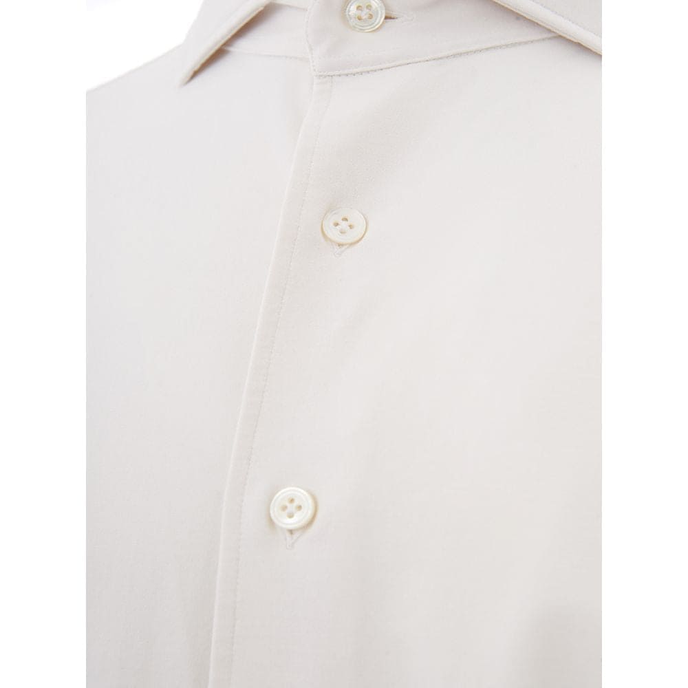 Chemise homme élégante en coton blanc Lardini