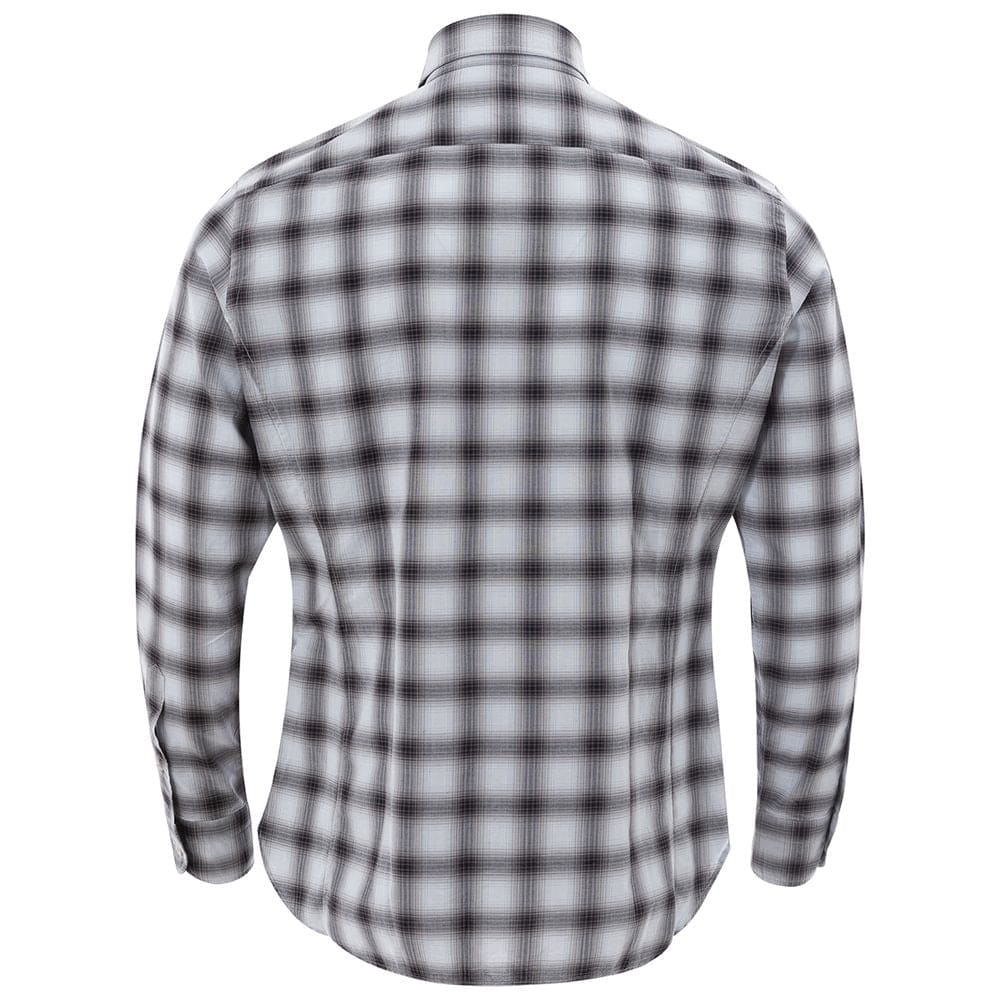 Camisa elegante de algodón gris para hombre de Tom Ford