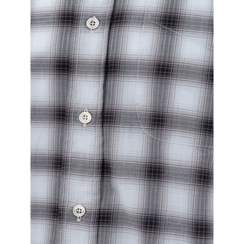 Camisa elegante de algodón gris para hombre de Tom Ford