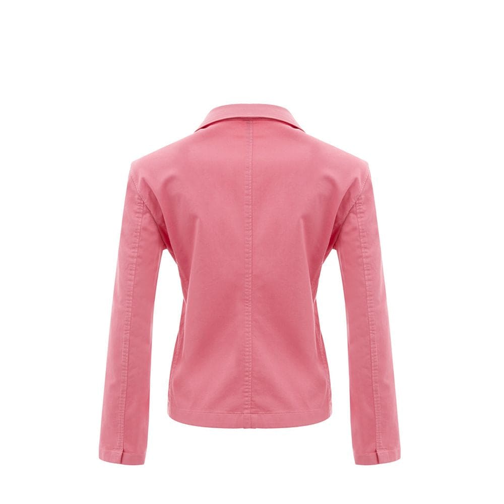 Chaqueta elegante de algodón rosa Lardini para ella