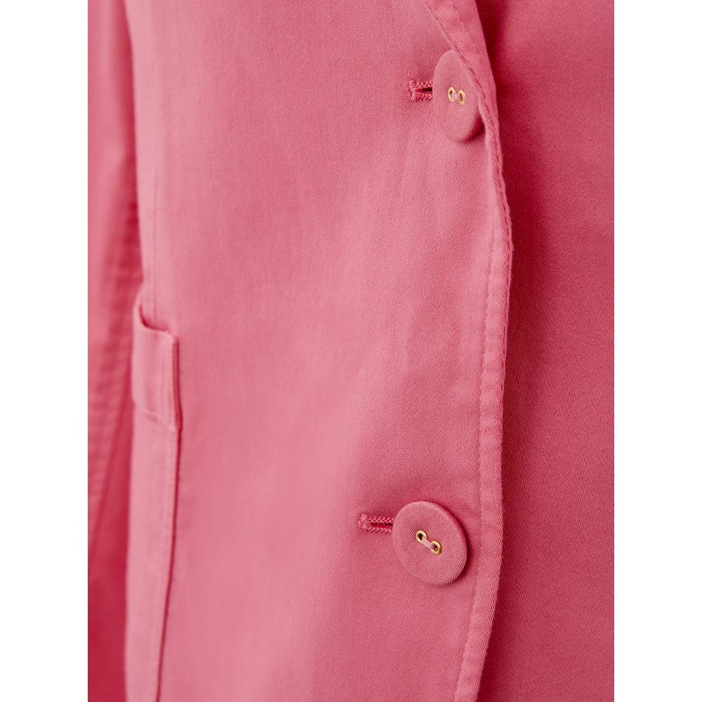 Chaqueta elegante de algodón rosa Lardini para ella