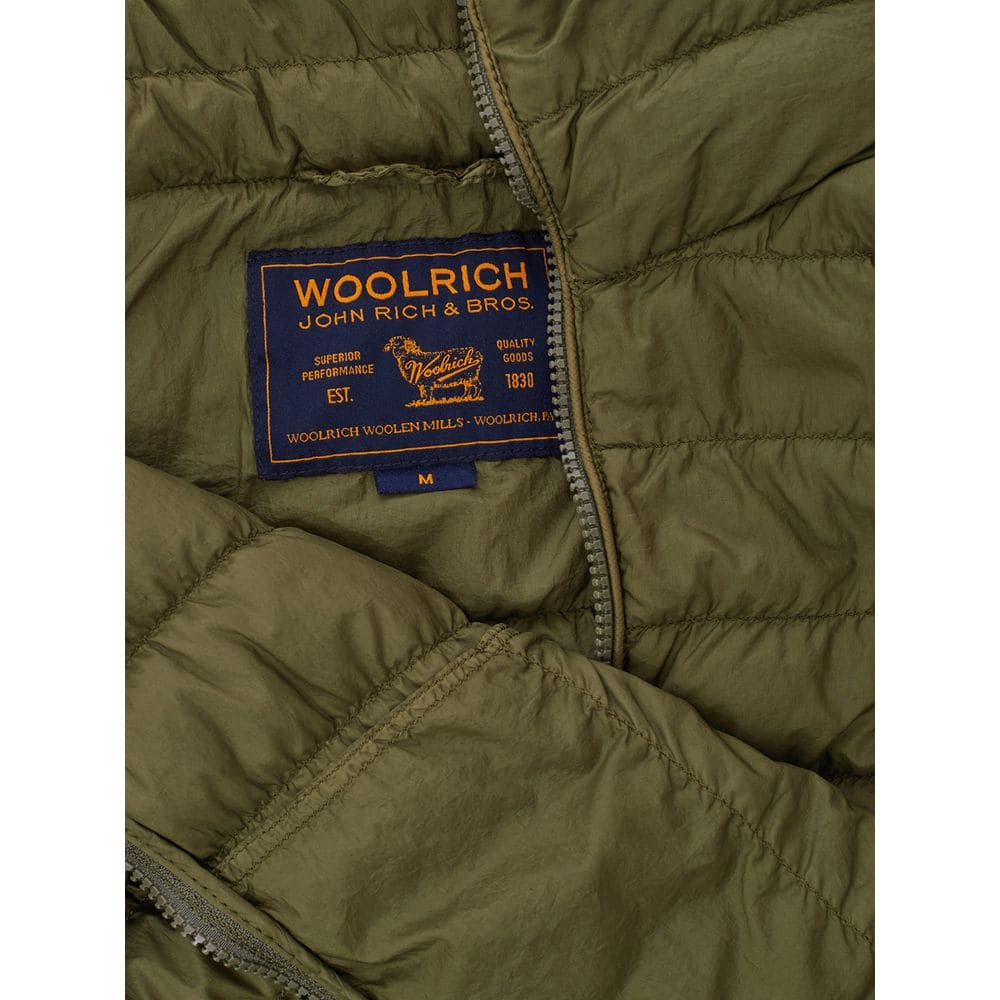 Chaqueta elegante de poliamida verde de Woolrich