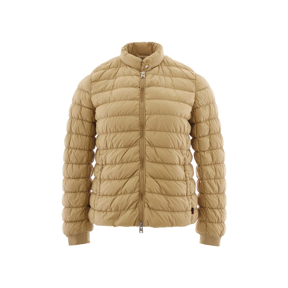 Chaqueta de diseño de poliamida beige de Woolrich