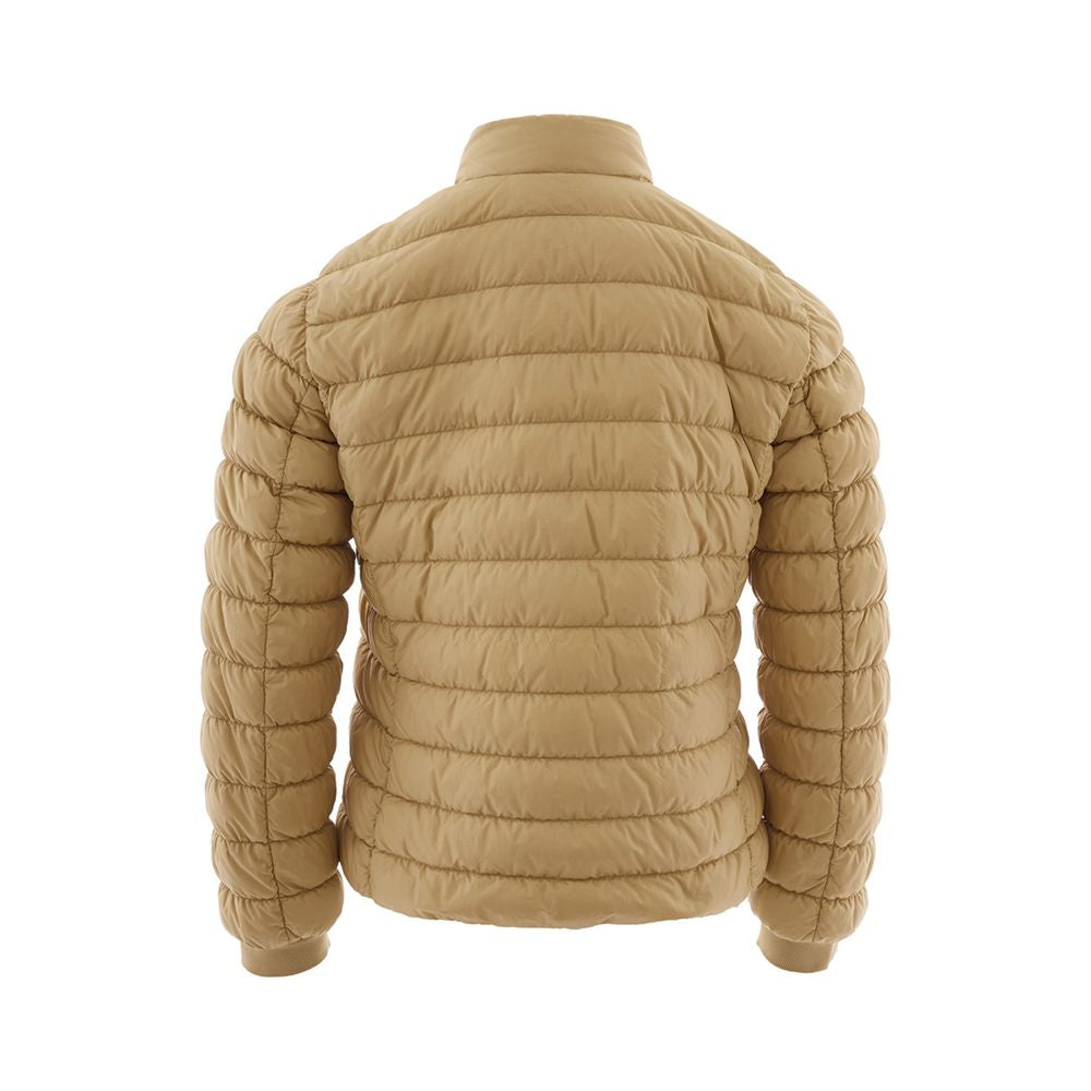 Chaqueta de diseño de poliamida beige de Woolrich