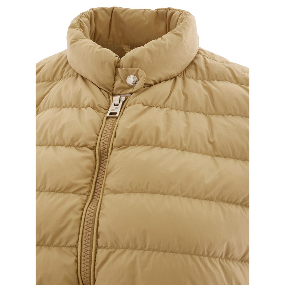 Chaqueta de diseño de poliamida beige de Woolrich