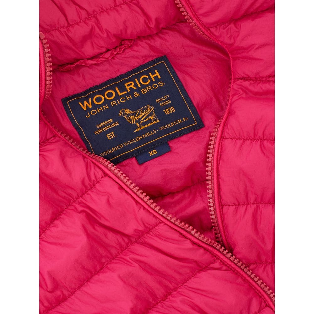 Chaqueta de poliamida Woolrich Elegance Fuchsia