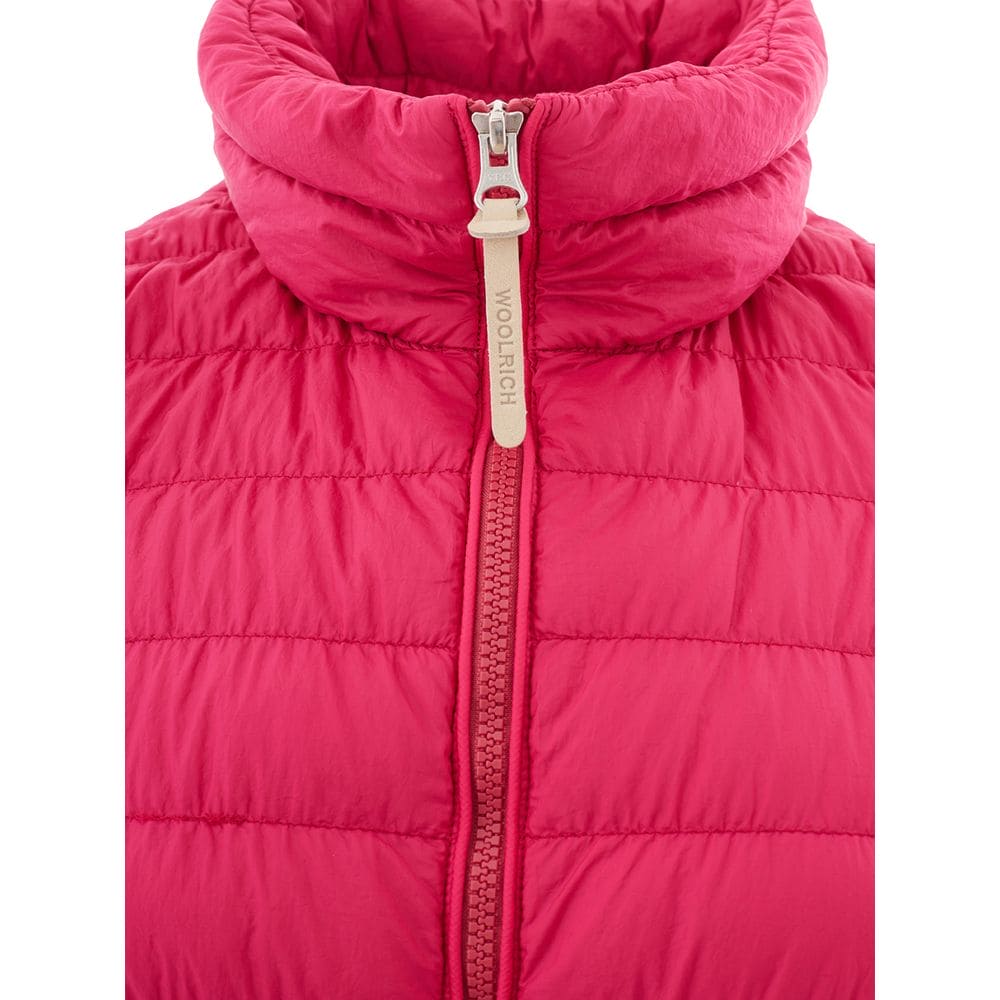 Chaqueta de poliamida Woolrich Elegance Fuchsia