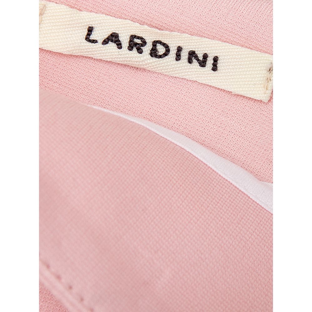 Pantalones elegantes de viscosa rosa de Lardini para un estilo chic