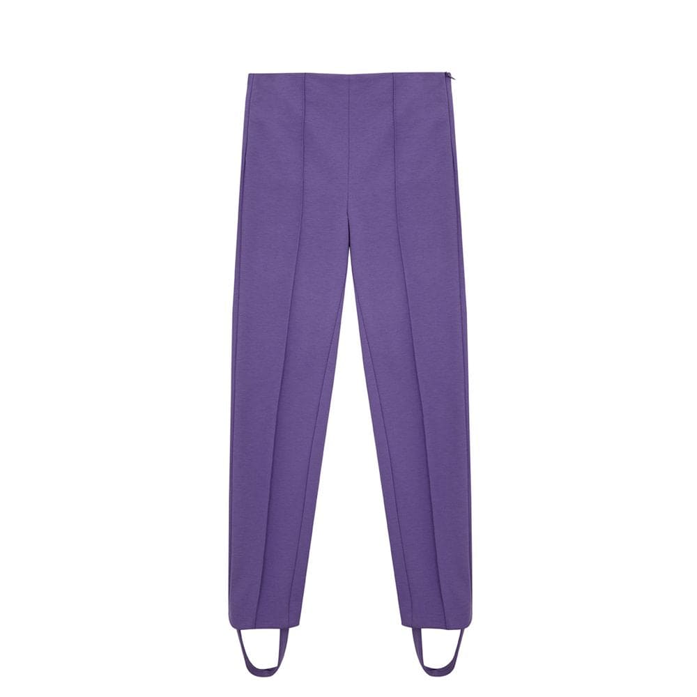 Pantalón Lardini Elegant Viscosa Morado