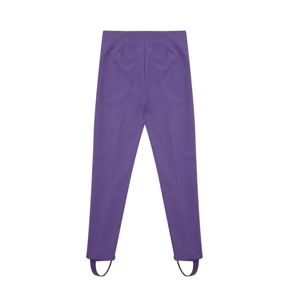 Pantalón Lardini Elegant Viscosa Morado