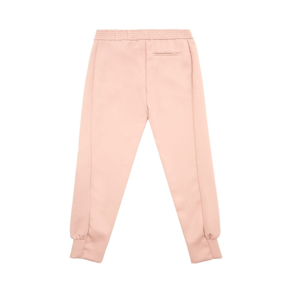 Pantalones elegantes de poliéster rosa Lardini para mujer