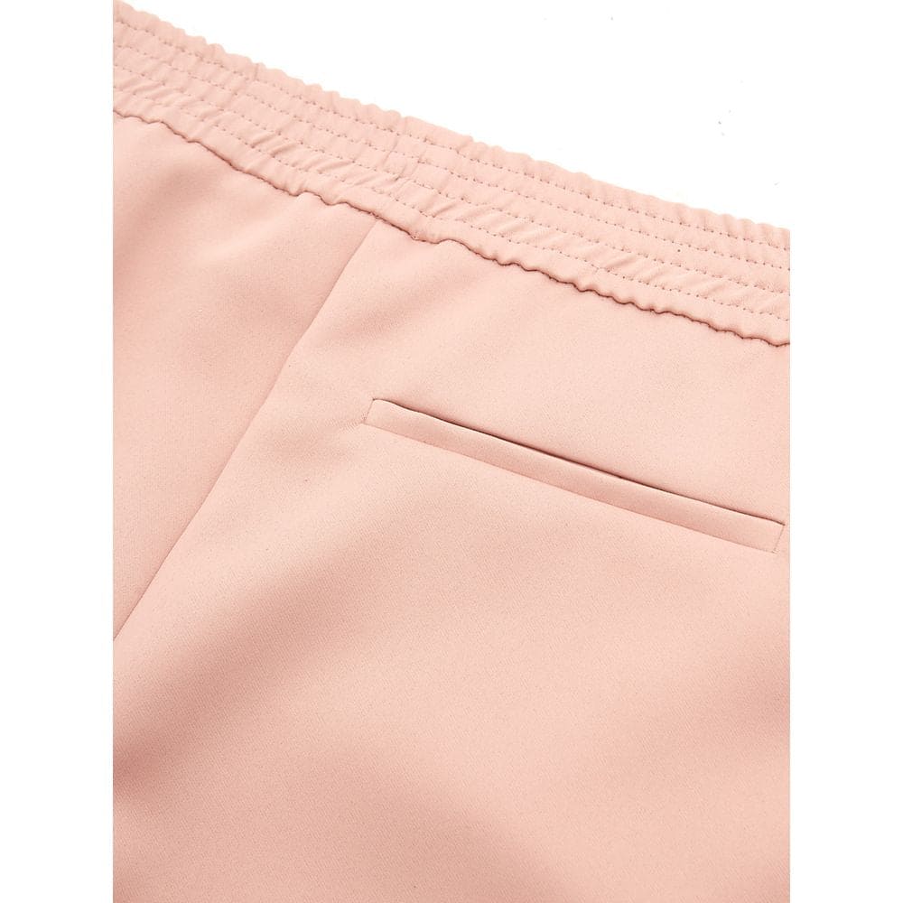 Pantalones elegantes de poliéster rosa Lardini para mujer