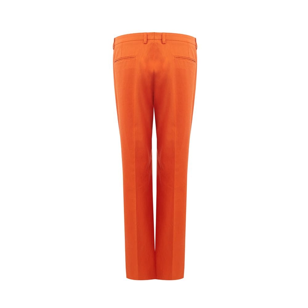 Pantalón Lardini Elegant Algodón Naranja