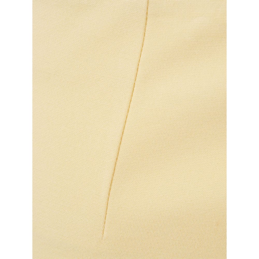 Jupe élégante en viscose jaune Lardini pour femme