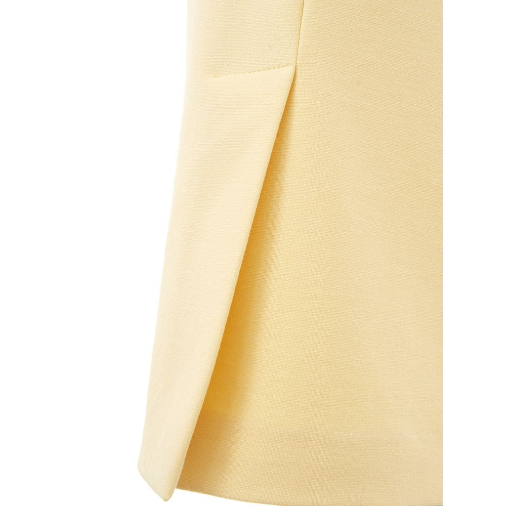 Jupe élégante en viscose jaune Lardini pour femme