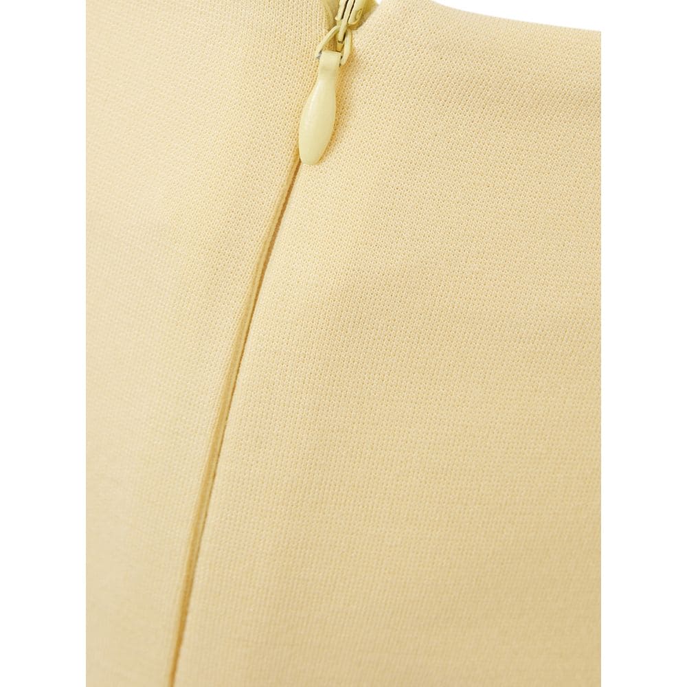 Jupe élégante en viscose jaune Lardini pour femme