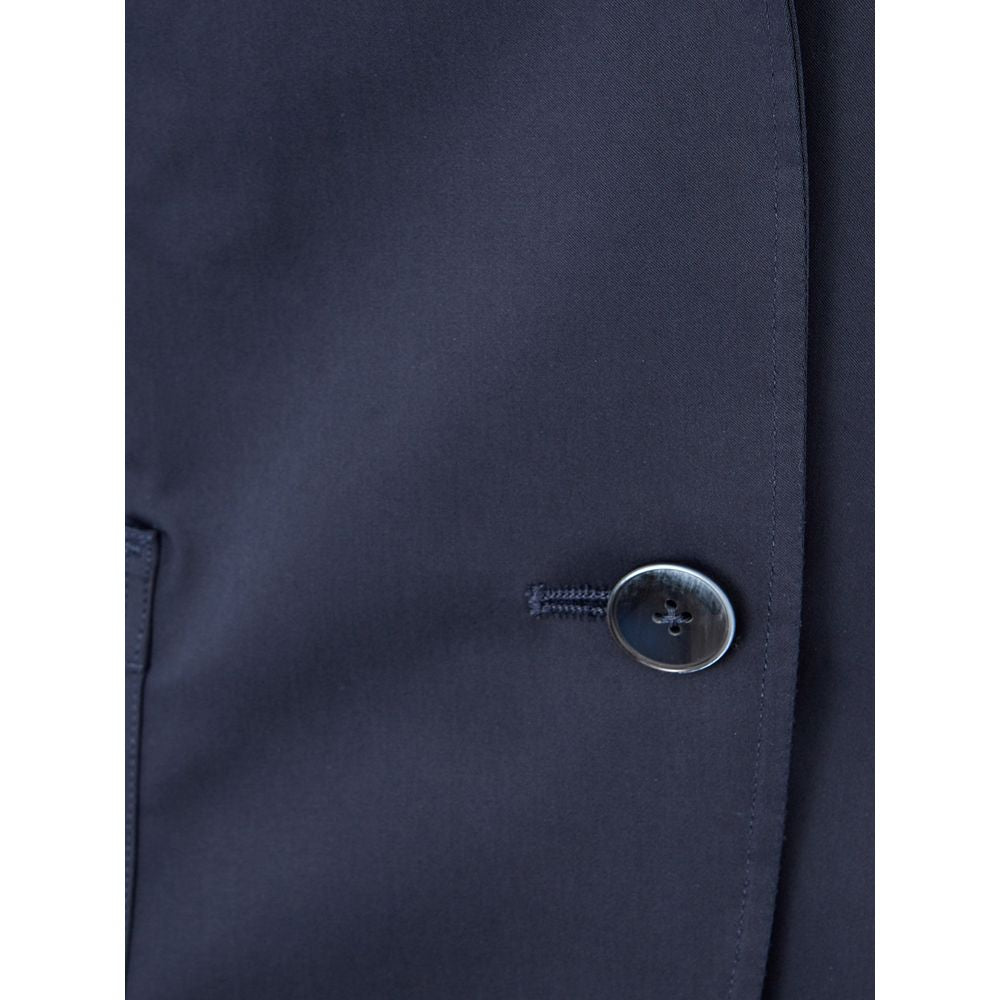 Veste élégante en coton bleu Lardini