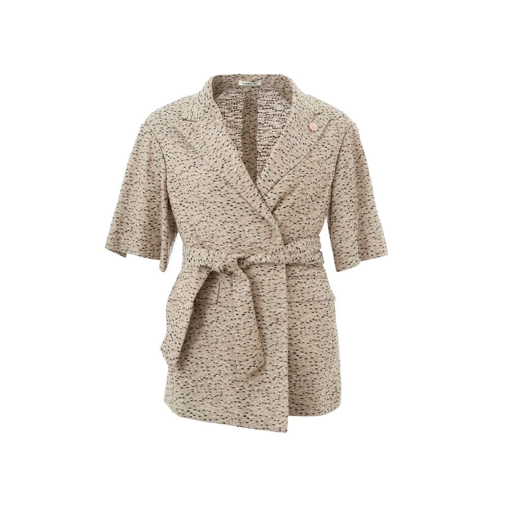 Lardini Chic Veste en Lin Beige