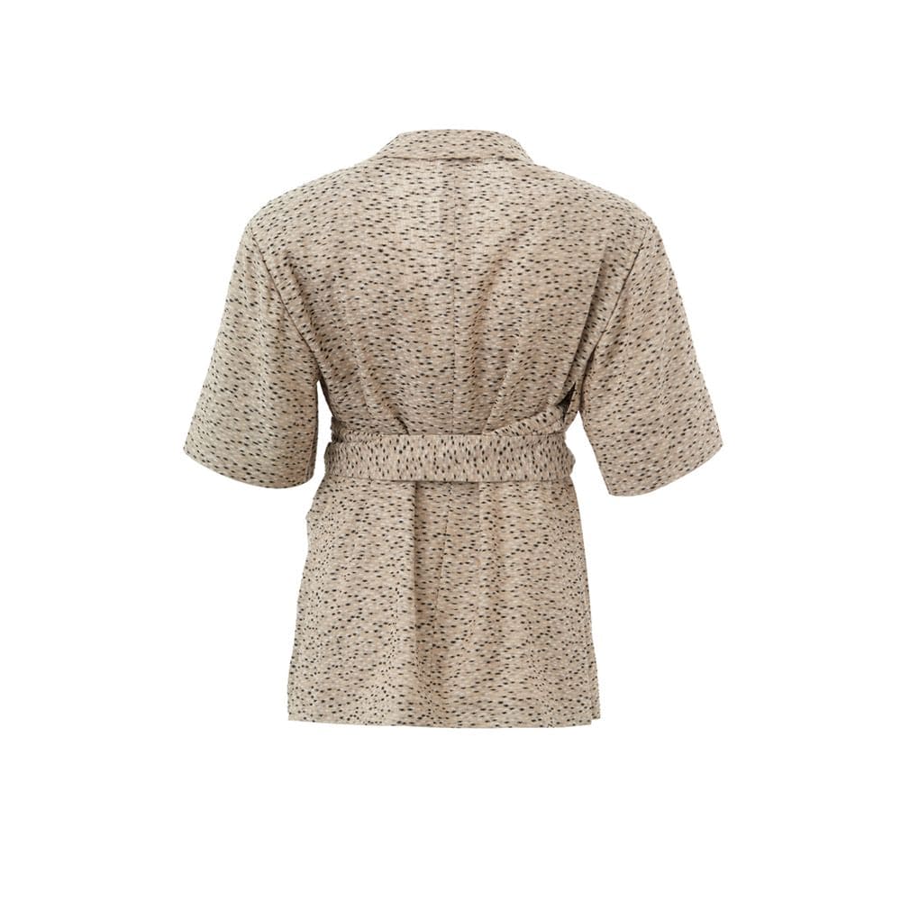 Lardini Chic Veste en Lin Beige