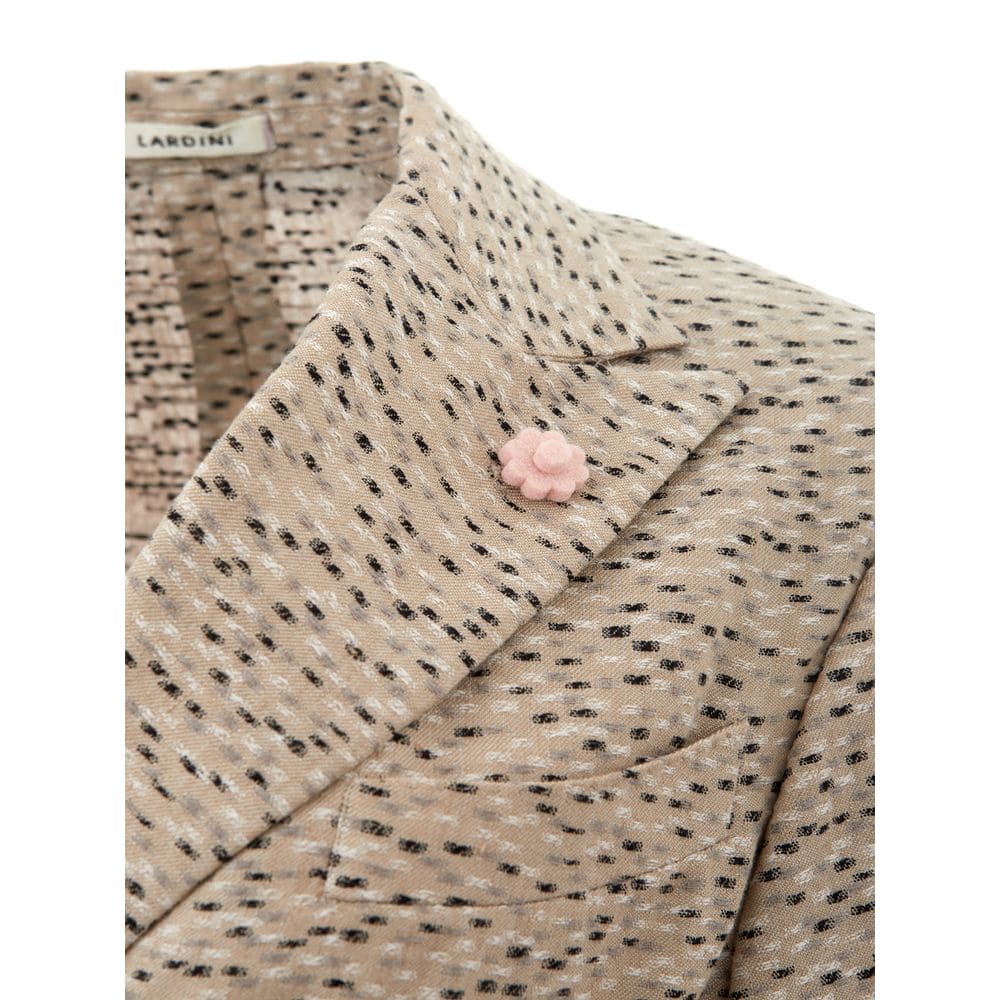 Chaqueta Lardini Chic Lino Beige