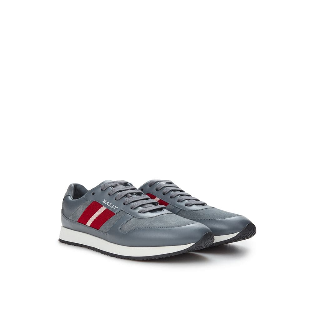 Zapatillas Bally Sleek de piel gris para hombre