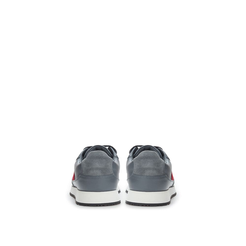 Zapatillas Bally Sleek de piel gris para hombre