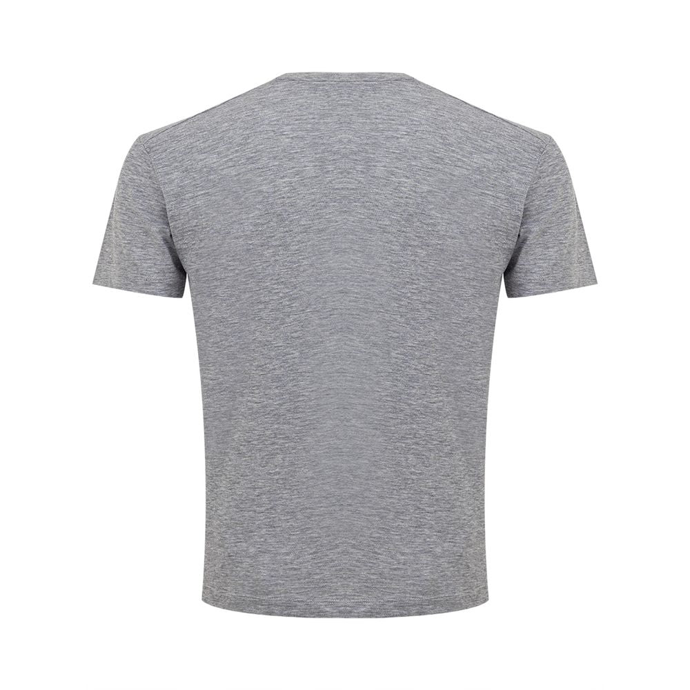 Camiseta de algodón gris elegante de Dsquared² para hombres con estilo