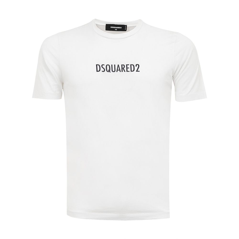 Haut élégant en coton blanc Dsquared² pour femme élégante