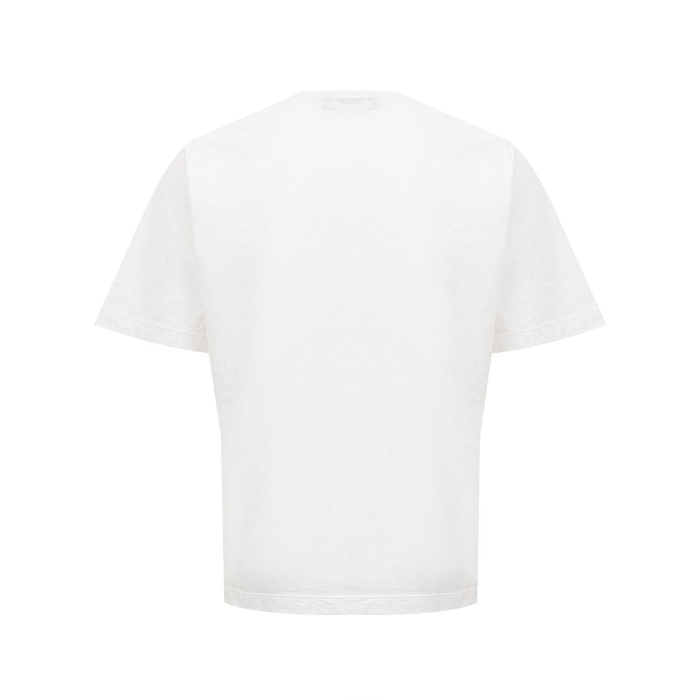 Camiseta elegante de algodón blanca de Dsquared² para mujeres con estilo