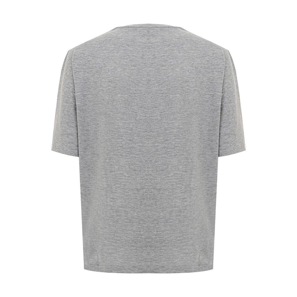 Haut élégant en coton gris Dsquared² pour femme