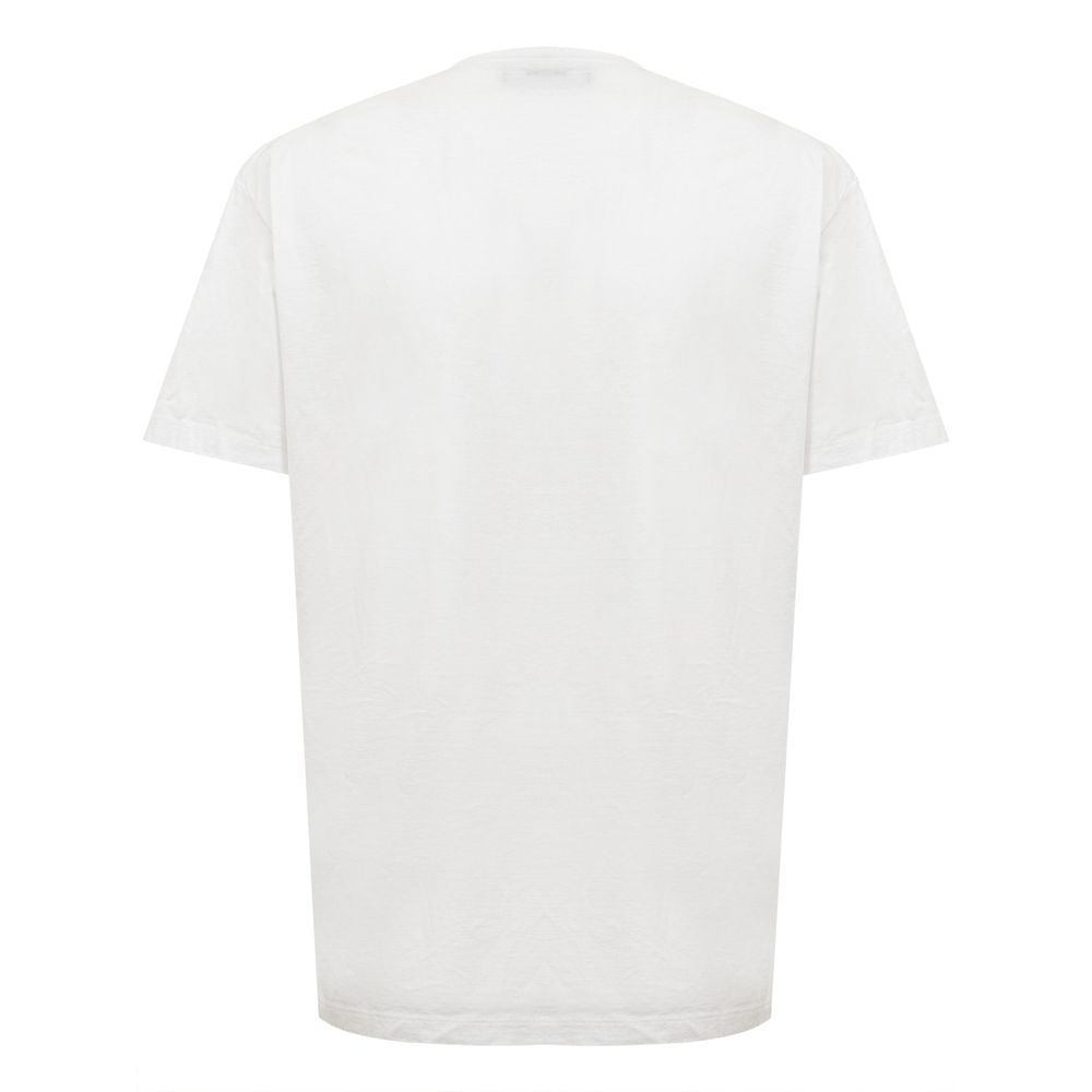 T-shirt chic en coton blanc à imprimé Dsquared²