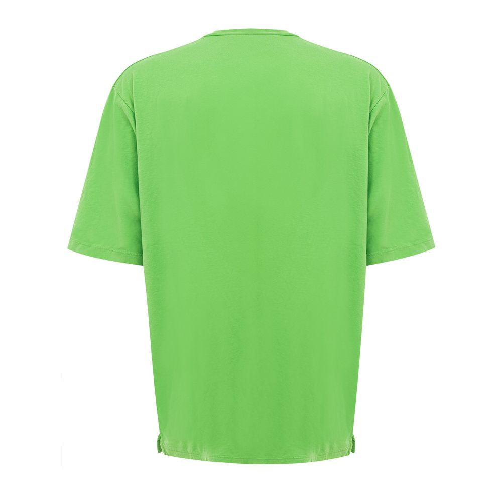 Camiseta de algodón verde eléctrico Dsquared² para hombre