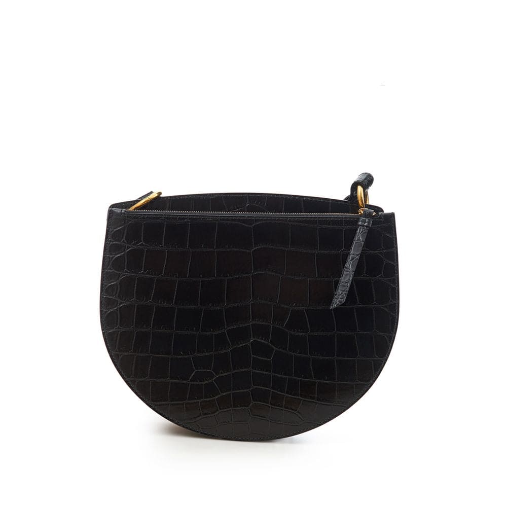 Bolso elegante de piel negra Bally