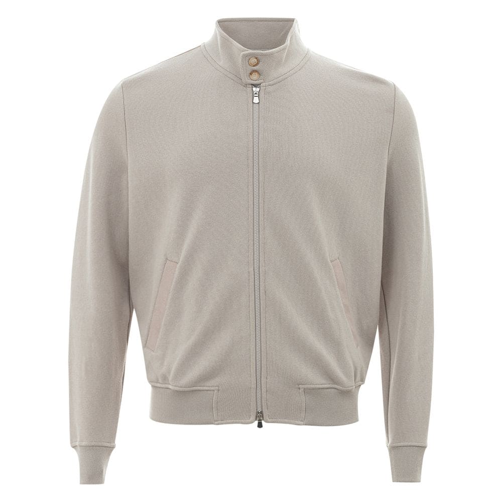 Cardigan en coton beige Gran Sasso pour homme