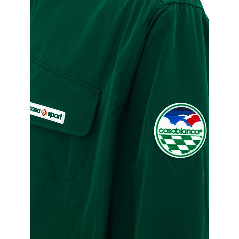 Veste en polyester vert Casablanca