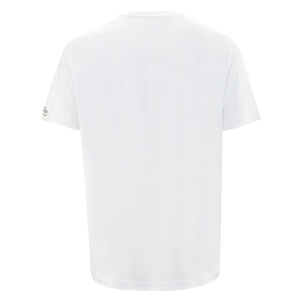 Camiseta de algodón blanca Dolce &amp; Gabbana