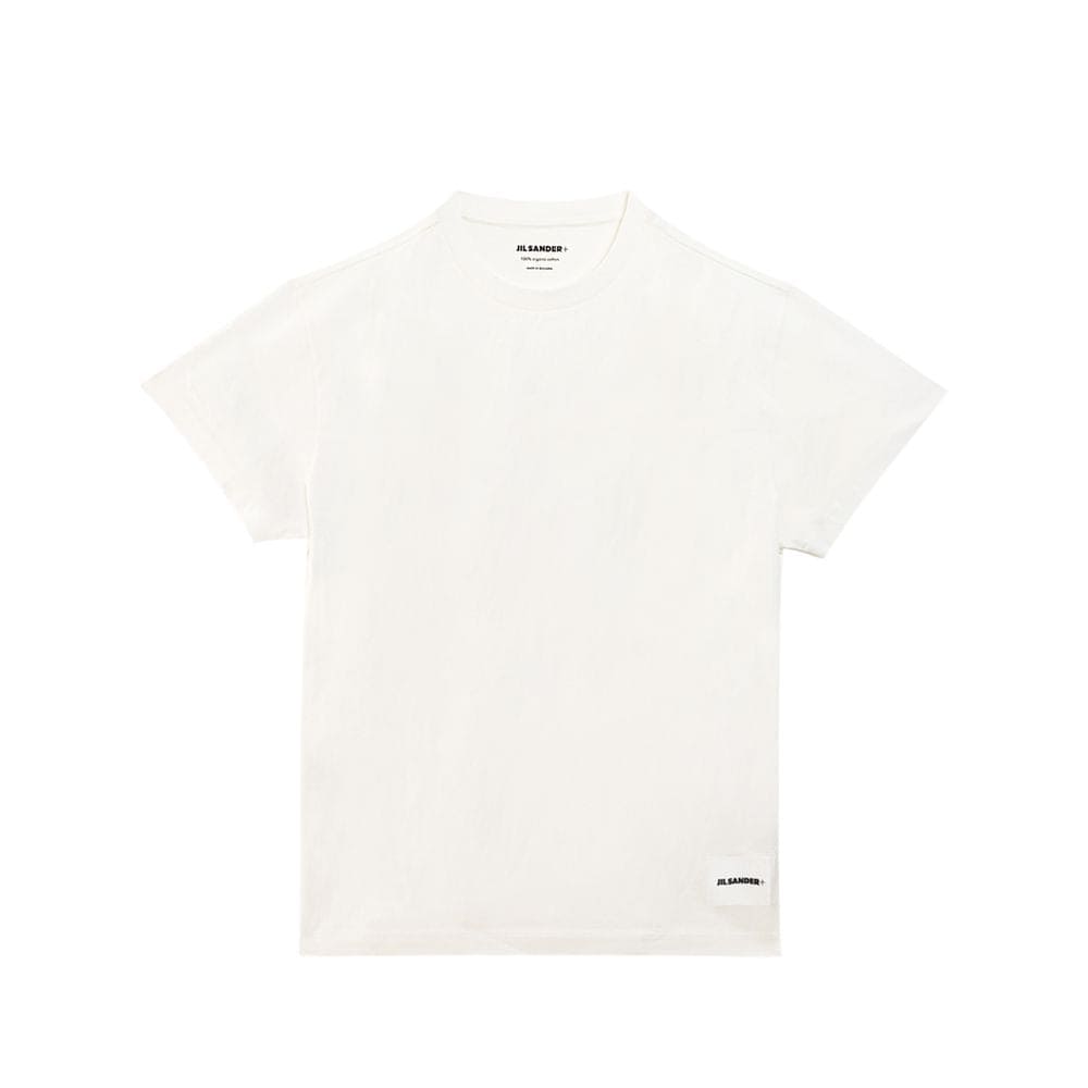 T-shirt en coton biologique blanc Jil Sander