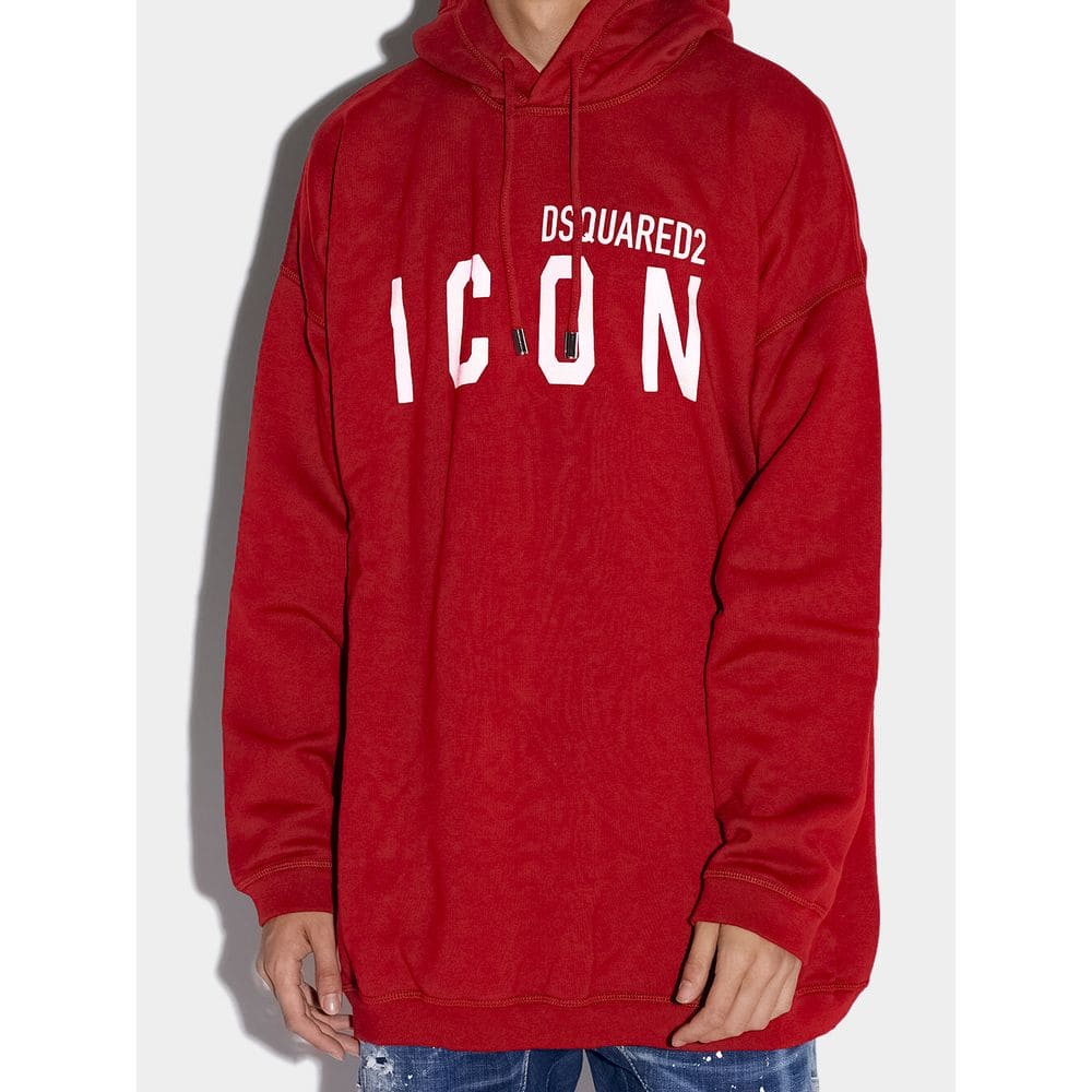 Pull en coton rouge Dsquared²