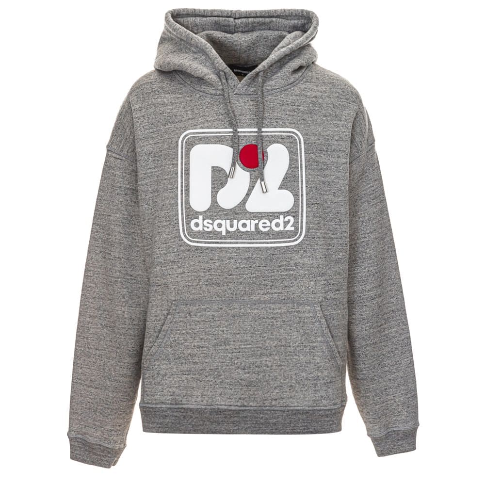 Suéter de algodón gris Dsquared²