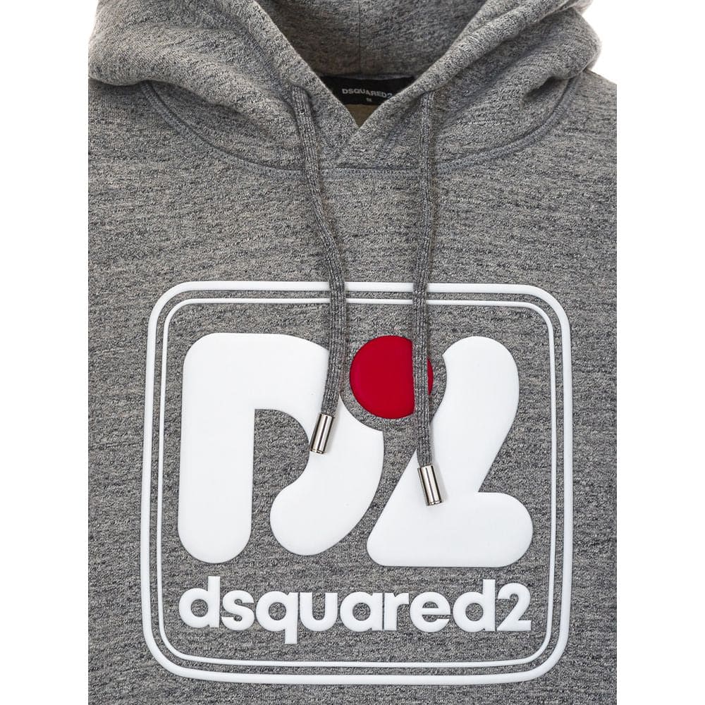 Pull en coton gris Dsquared²