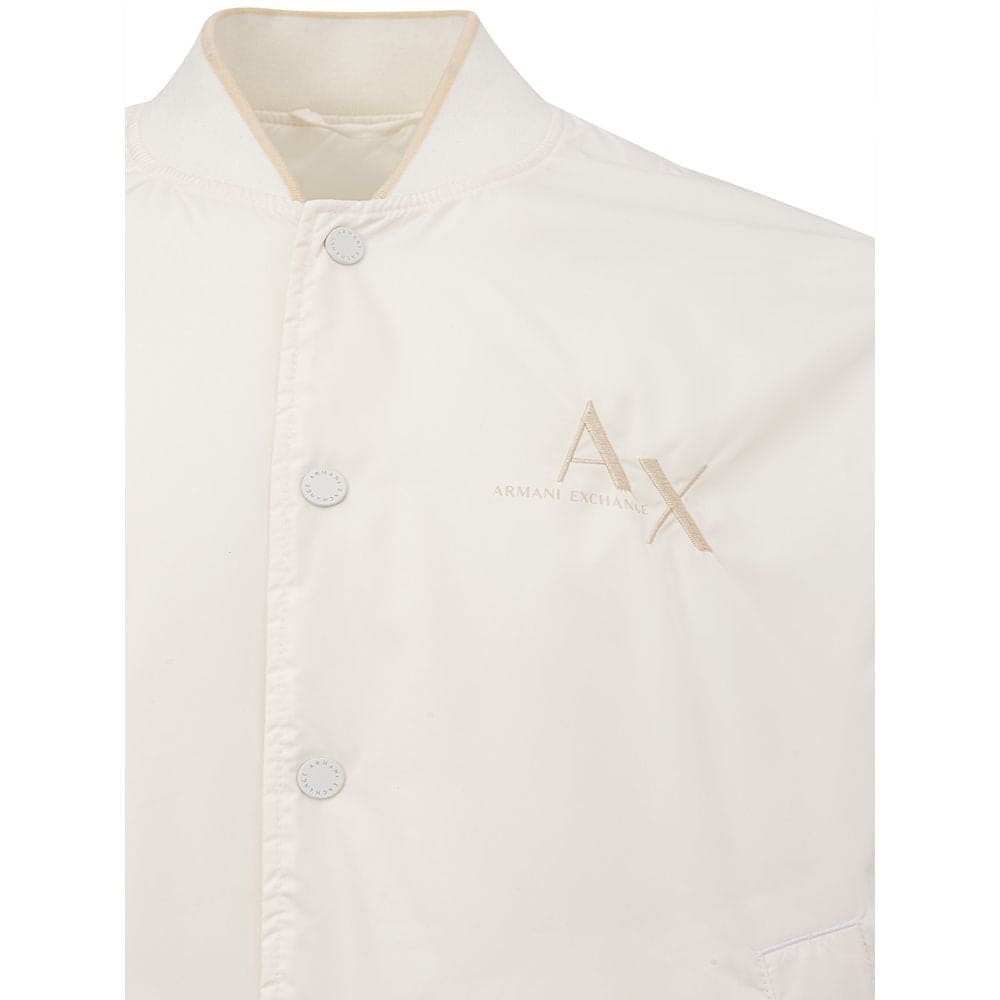 Chaqueta elegante de diseño blanco de Armani Exchange para hombre