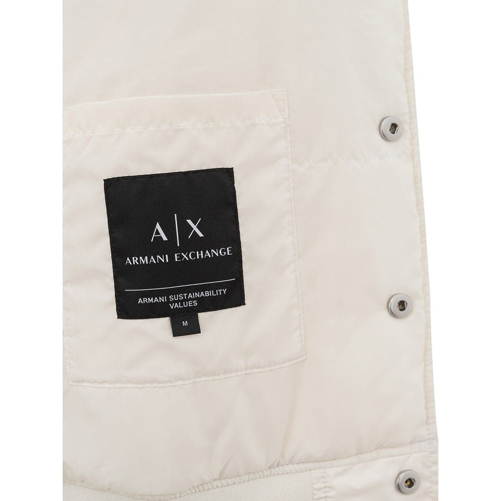 Chaqueta elegante de diseño blanco de Armani Exchange para hombre