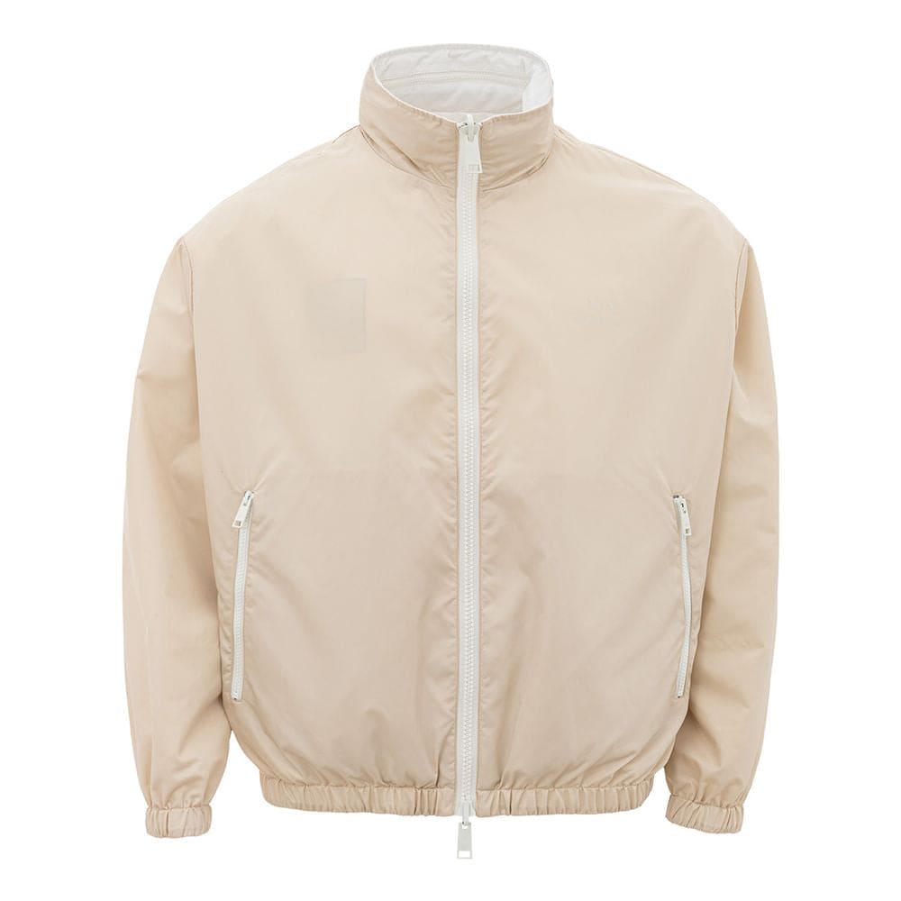 Veste Armani Exchange en polyamide beige pour l'homme moderne