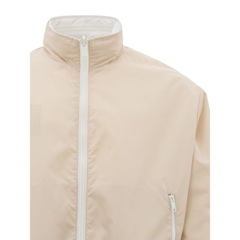 Veste Armani Exchange en polyamide beige pour l'homme moderne